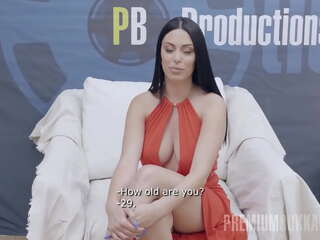 Premiumbukkake - sapphire swallows 95 huge mouthful cumshots