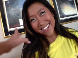 His first asian bubble butt