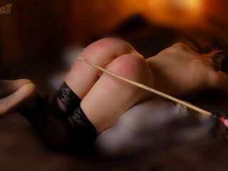 Bdsm bondage and hard spanking for my asian skinny teen