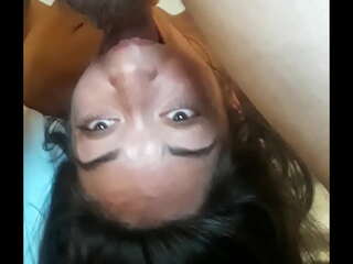 Throat fuck asian whore